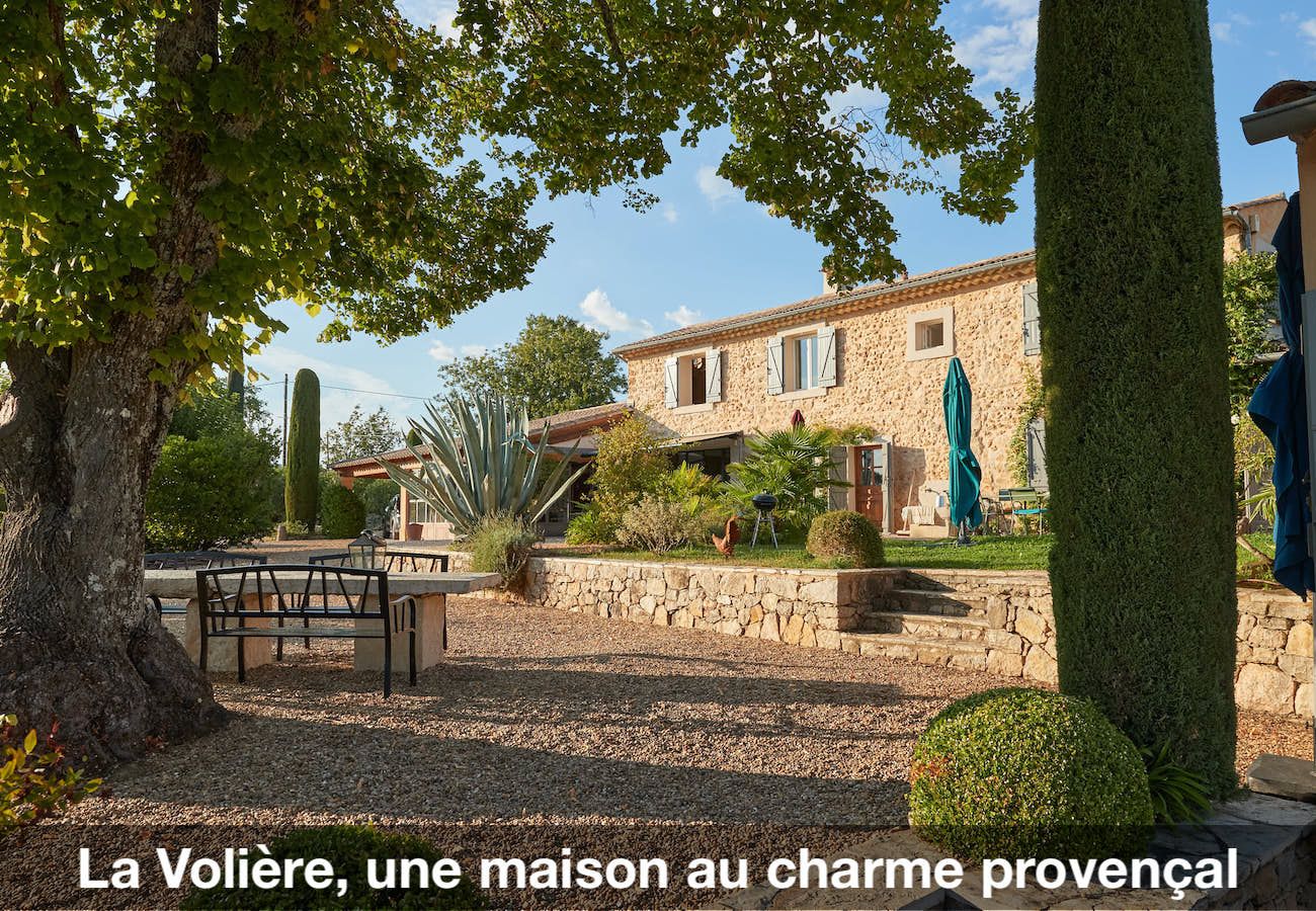 Maison à Cotignac - La Volière : maison de vacances de charme, 3 chambres, piscine privée